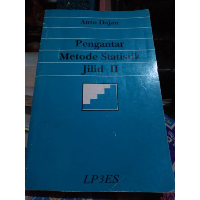 Jual Buku Pengantar Metode Statistik Jilid Ii Anto Dajan Shopee