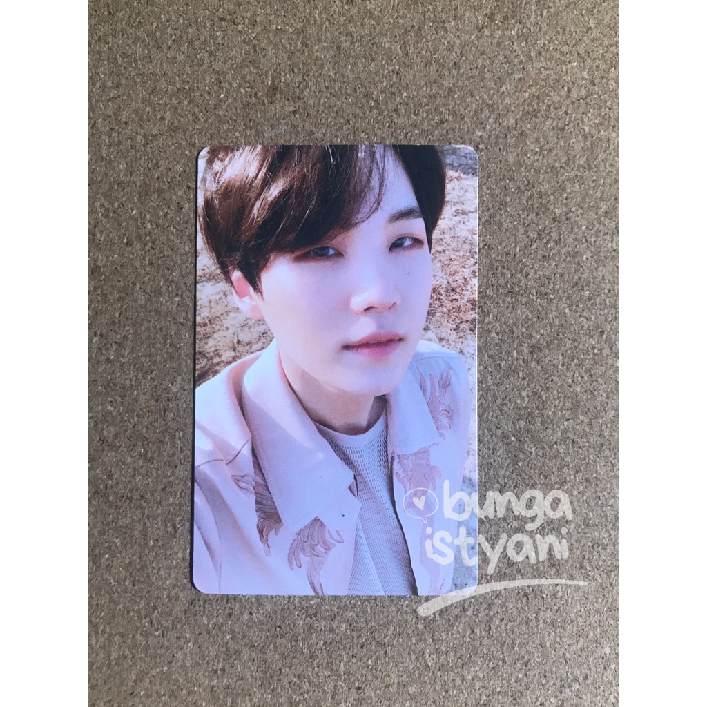 Jual READY BTS YOONGI SUGA PHOTOCARD OFFICIAL PC LOVE YOURSELF