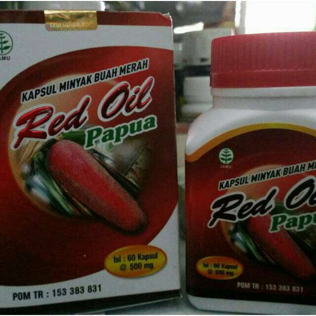 Jual Red Oil Papua Kapsul Minyak Buah Merah Caps Shopee Indonesia