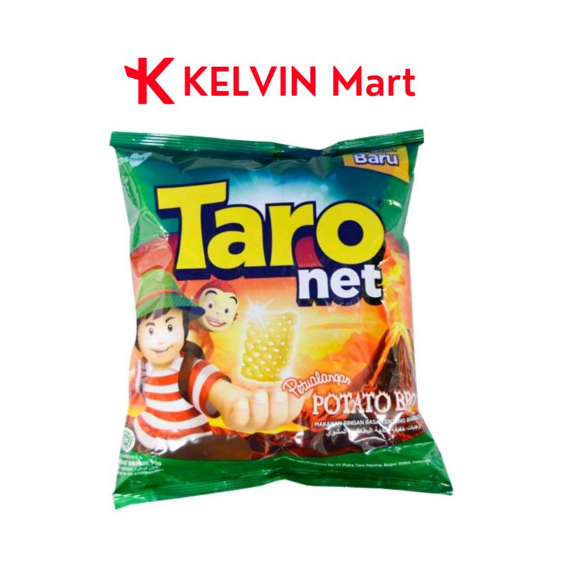 Jual Taro Snack Net Potato Barbeque Pck G Shopee Indonesia