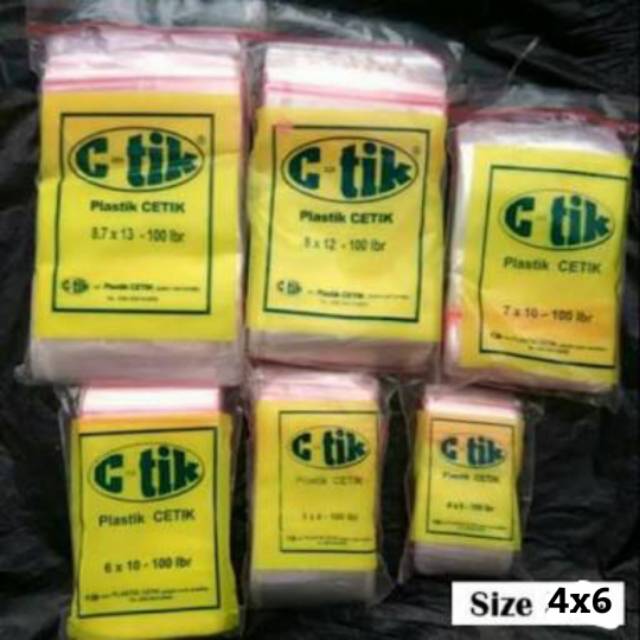 Jual Klip Ctik Ukuran 4x6 5x8 6x10 7x10 Plastik Shopee Indonesia