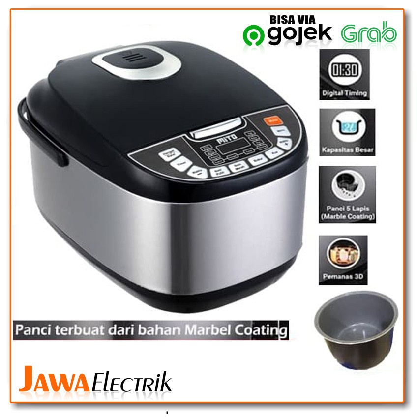 Jual Mito R5 8in1 Rice Cooker Digital 2 Liter Shopee Indonesia