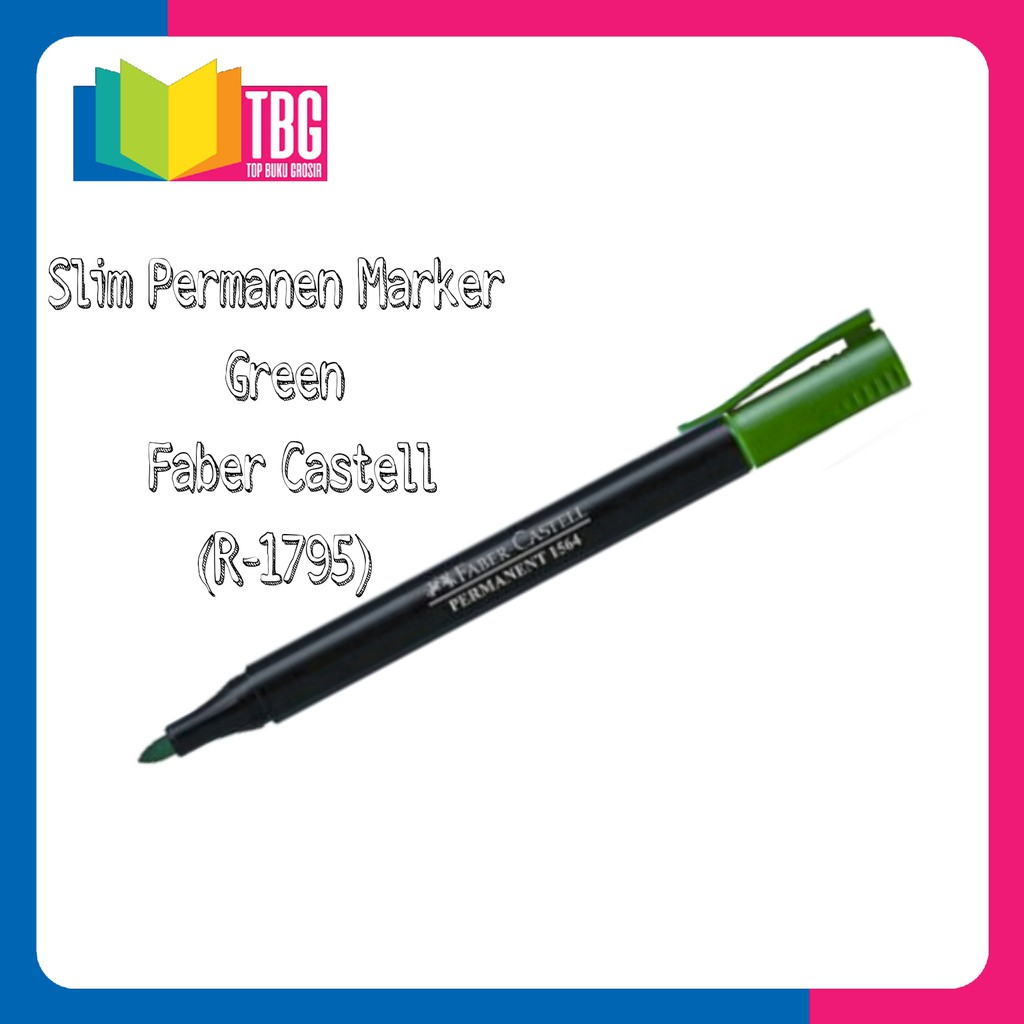 Jual Pcs Slim Permanent Marker Faber Castell Spidol Permanent