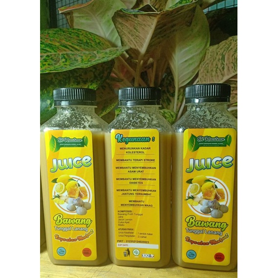 Jual Juice Madu Bawang Tunggal Lanang El Kautsar 500gr Jus Bawang