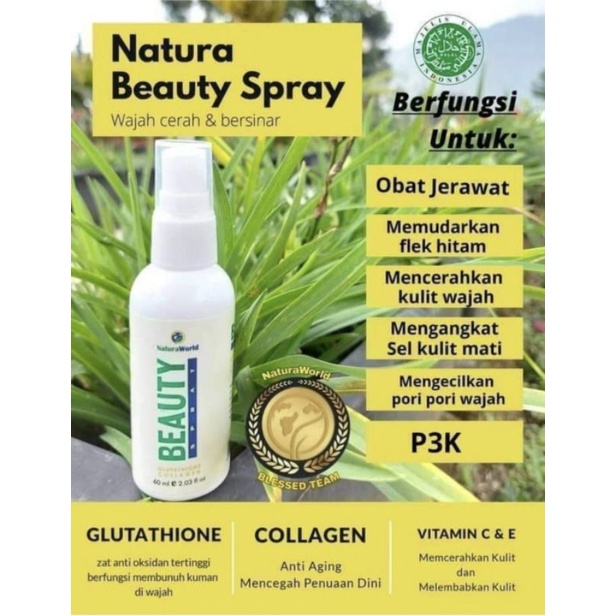 Jual NATURA BEAUTY SPRAY NBS Shopee Indonesia