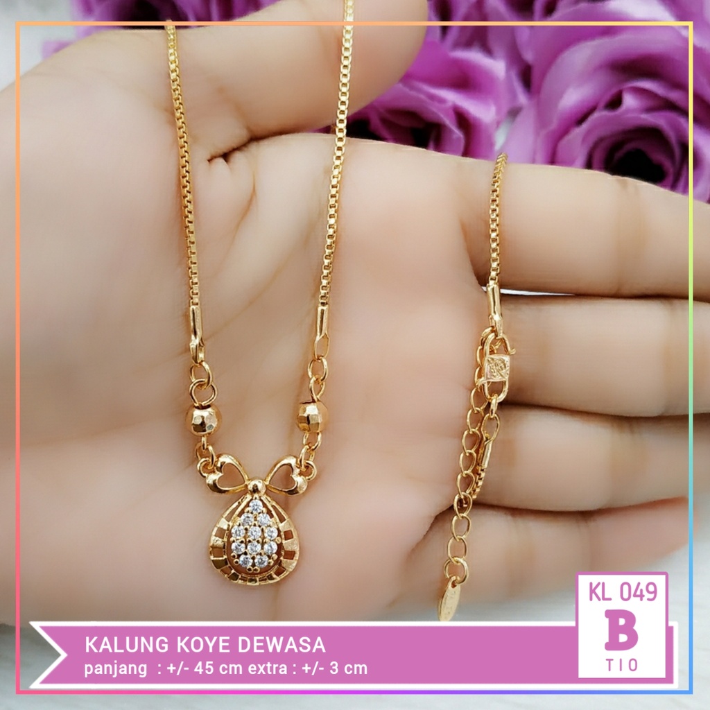 Jual Kalung Xuping Kalung Dewasa Koye Angsa Mewah Perhiasan Lapis Emas