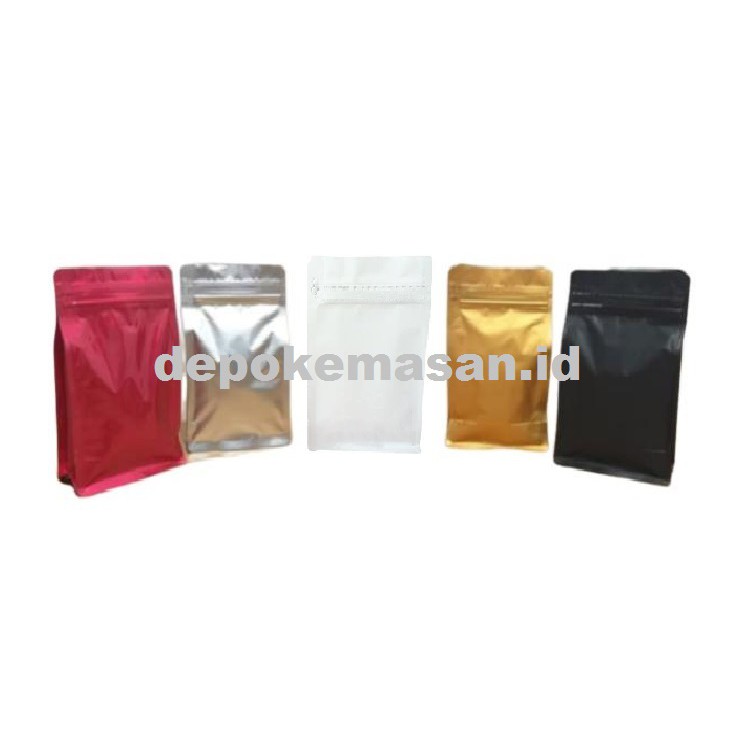 Jual Flat Bottom Alu Zipper Kemasan Kpack Snack Food Packaging