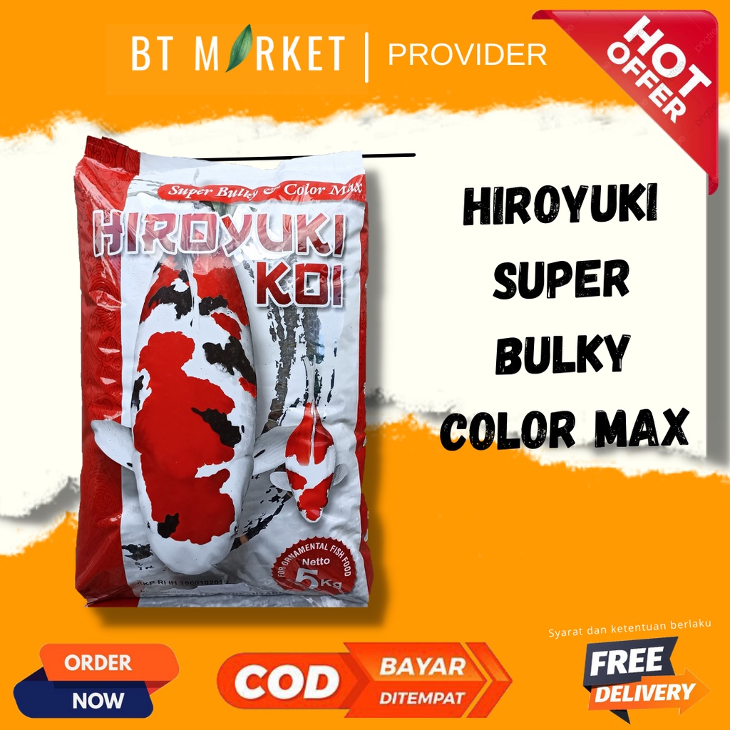 Jual Pakan Koi Gram Hiroyuki Koi Super Bulky And Color Max Merah