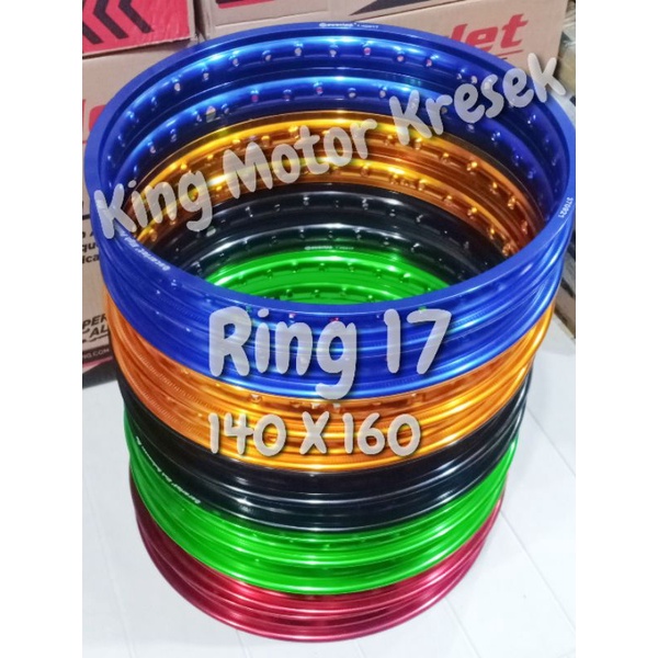 Jual Velg Jari Jari Ring 17 Scarlet Ukuran Depan 140 Belakang 160 Satu