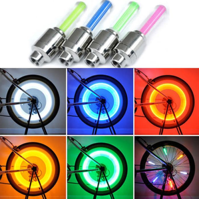 Jual Tutup Pentil Ban Led Bike Car Tyre Neon Wheel Led Ban Motor Mobil