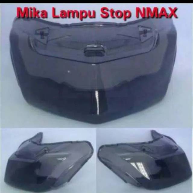 Jual Mika Lampu Stop Nmax NEMO Kaca Mika StopLamp Rem Belakang Smoke