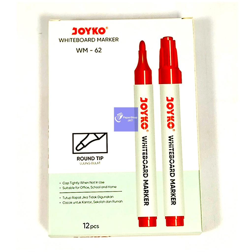 Jual Joyko Whiteboard Spidol Papan Tulis Wm Per Pcs Shopee