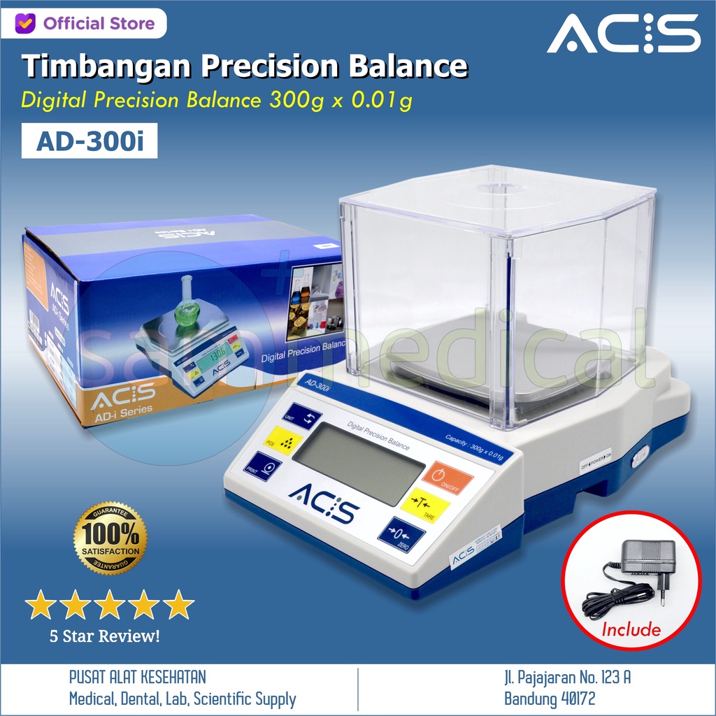 Jual ACIS Timbangan Digital Precision Balance AD 300i 300g X 0 01g