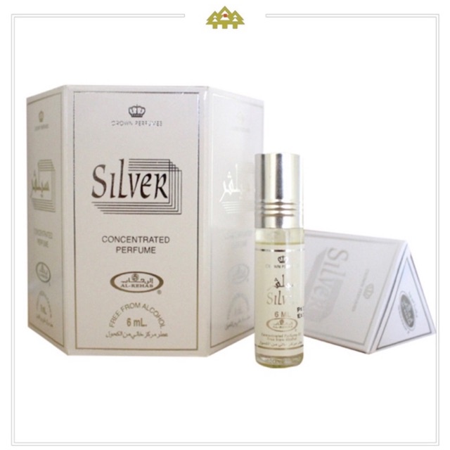 Jual Parfum Al Rehab Silver 6ml 1pcs Parfum Alrehab Original Shopee