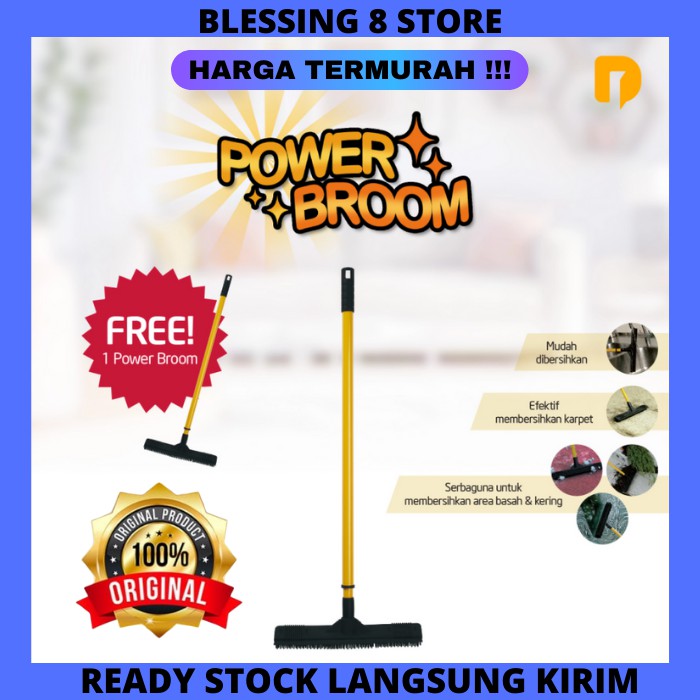 Jual Sapu Power Broom Alat Kebersihan Rumah Tangga Sapu Sikat Serbaguna