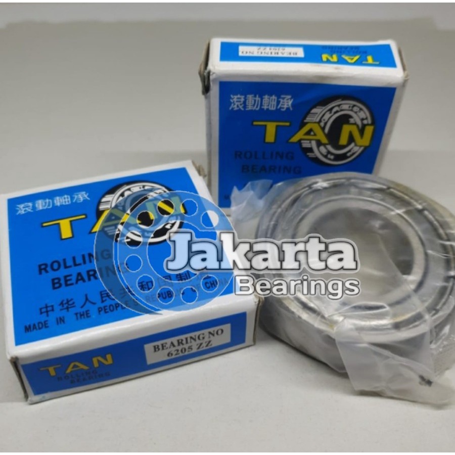 Jual Bearing 6205 ZZ 6205ZZ 6205 2Z Merk TAN Bearing Rolling Door