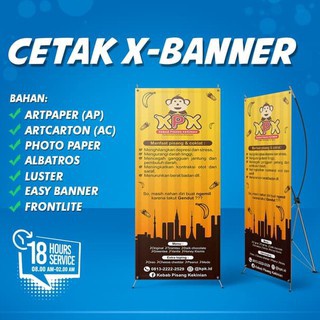 Jual Cetak X Banner X Cm Tanpa Rangka Shopee Indonesia