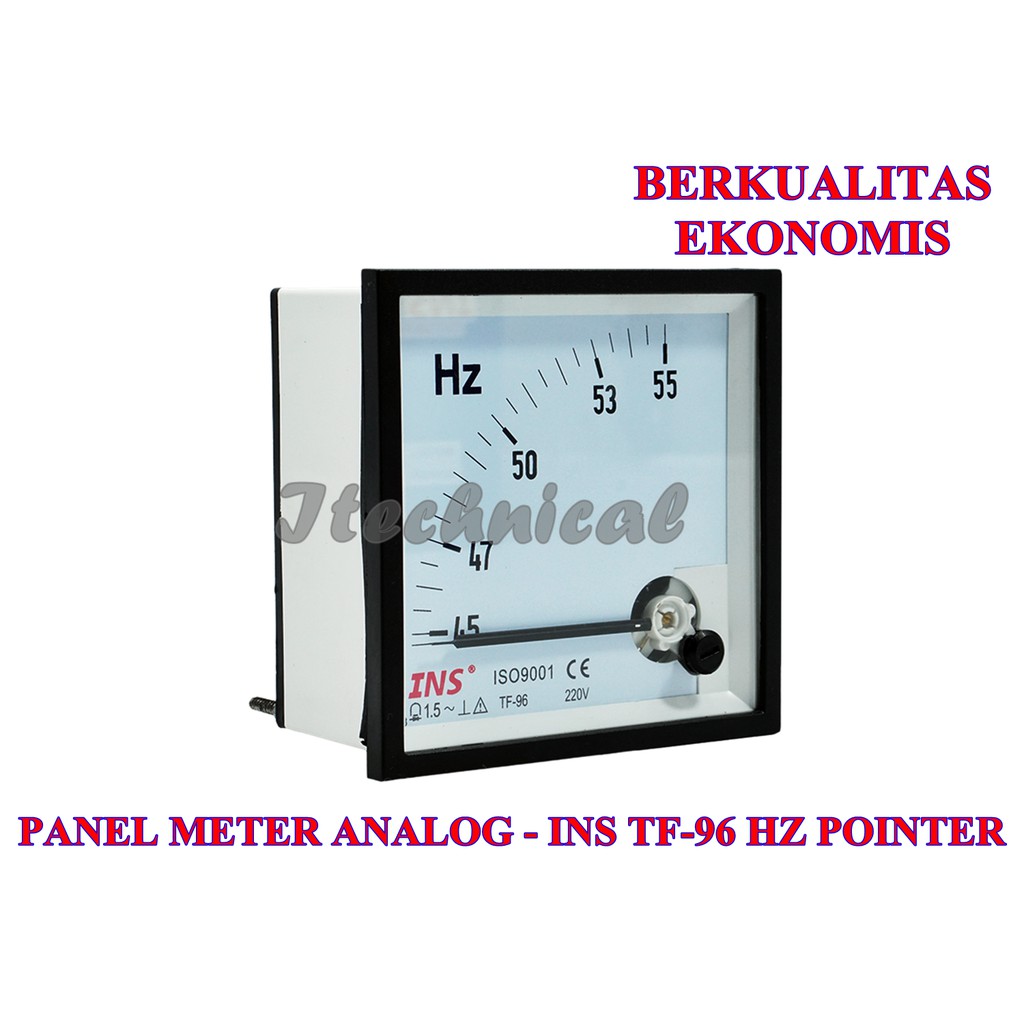 Jual Panel Meter Ins Analog Frequency Hz X Jarum Pointer Ins