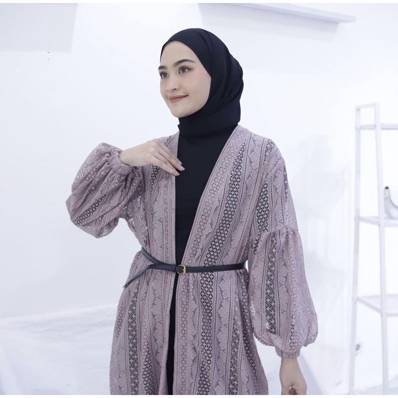 Jual Kardigan Brukat Cardigan Brukat Panjang Cardigan Brocade Outer