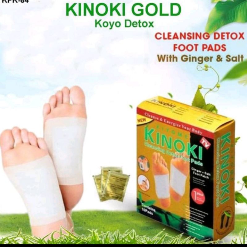 Jual Koyo Kinoki Gold Koyo Detox Penyerap Racun Dalam Tubuh Box