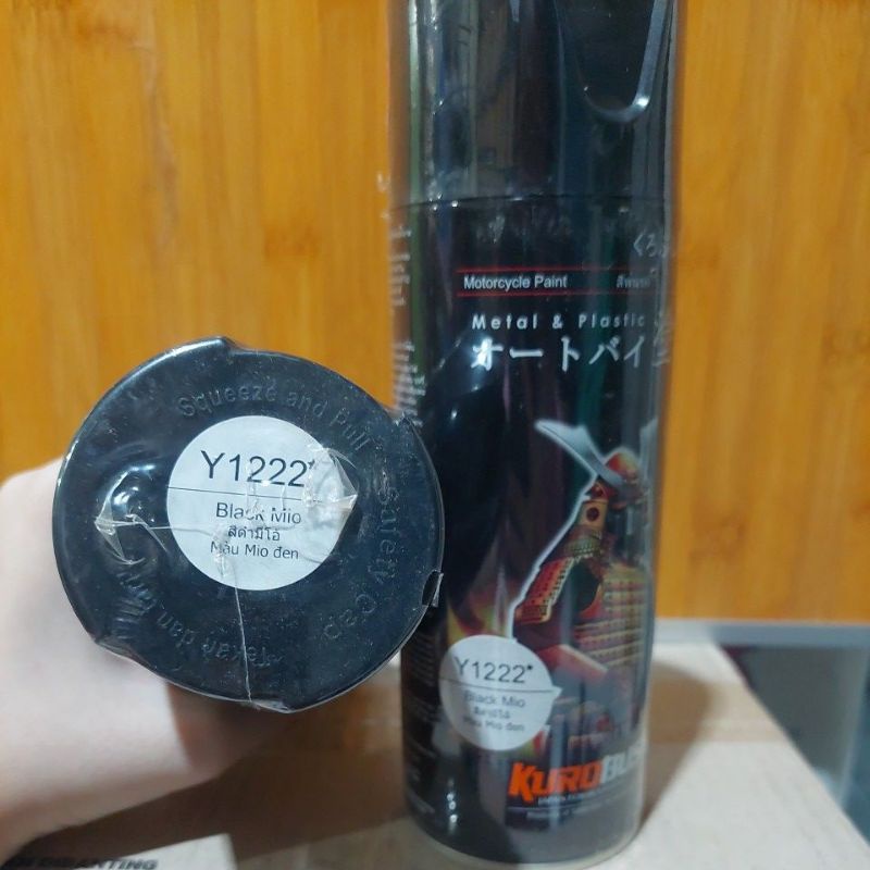 Jual Pilok Pilox Cat Samurai Black Mio Y1222 Hitam 400ml Cat Semprot