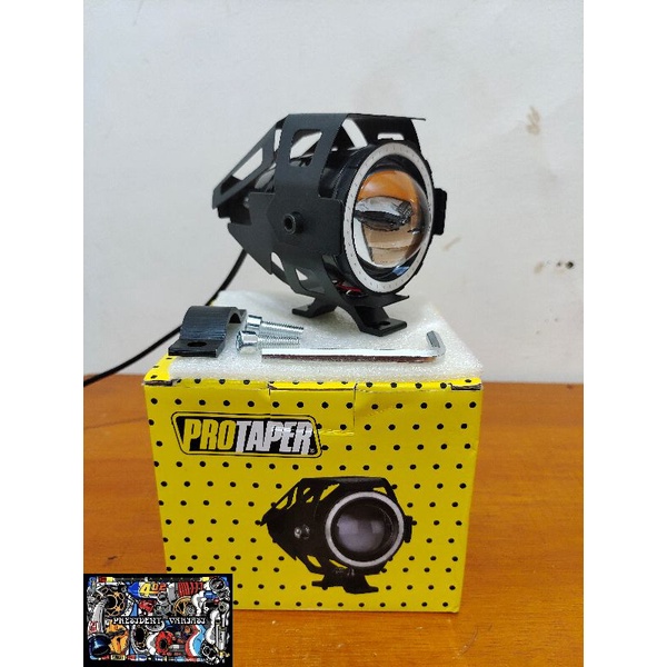 Jual Lampu Tembak Sorot LED Cree U7 Angel Eyes Ring Blue Transformer UK