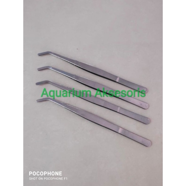 Jual Pinset Bengkok Stainless Steel Aquarium Aquascape Cm Shopee