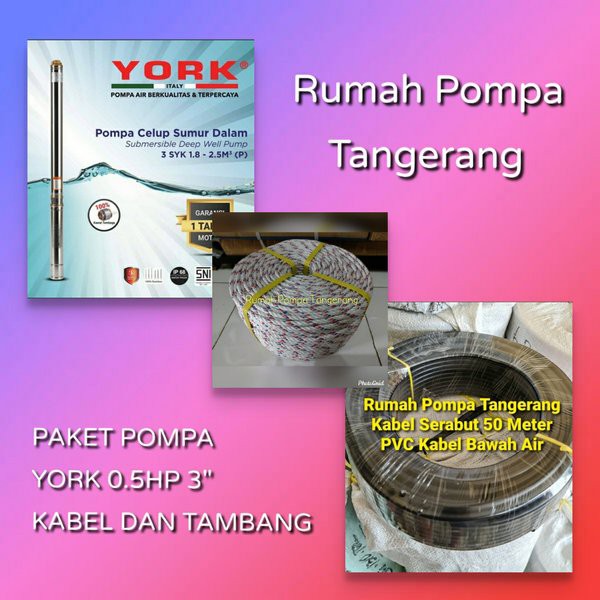 Jual Paket Pompa Satelit YORK 0 5hp Casing Pipa 3 Inch Shopee Indonesia