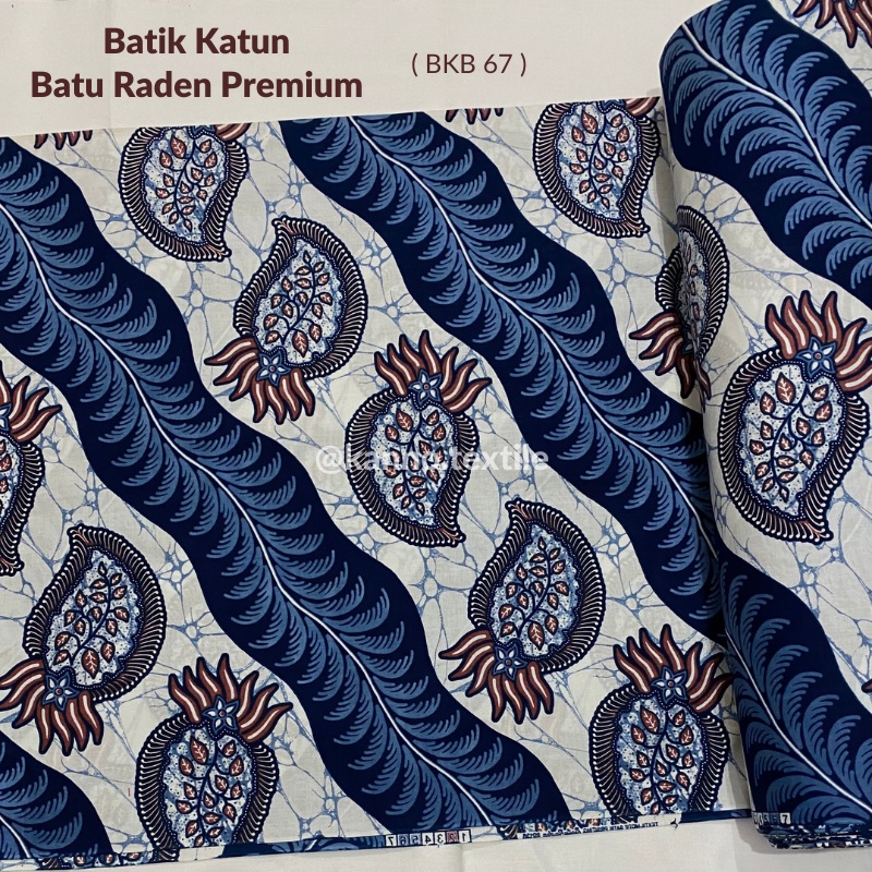 Jual Kain Batik Katun Primisima Batu Raden BKB67 Motif Buah Liris Warna