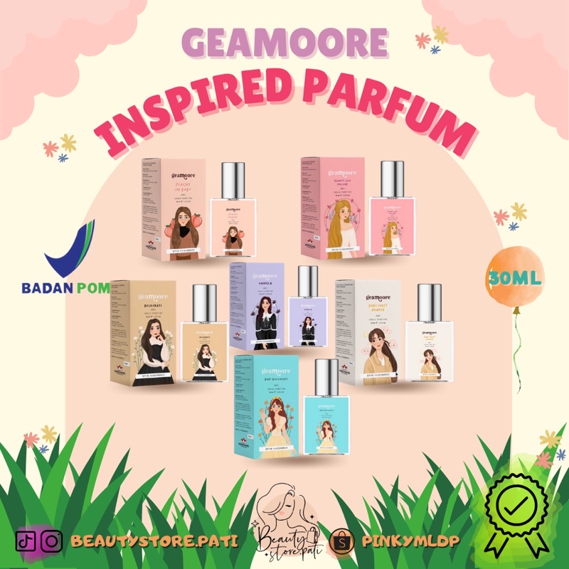 Jual Spray Ml Parfum Geamoore Fullsize Ml Shopee Indonesia