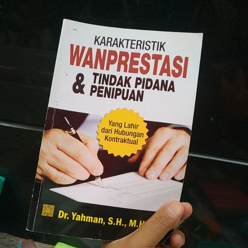 Jual Karakteristik Wanprestasi Tindak Pidana Penipuan Shopee Indonesia