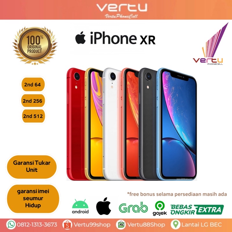 Jual Apple Iphone Xr Gb Second Fullset Oem Ex Inter Original