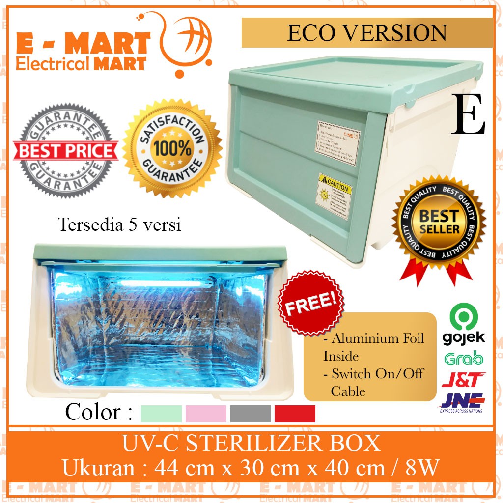 Jual PROMO Box Sterilisasi Dengan UVC Lamp Sterilizer Box UVC Anti