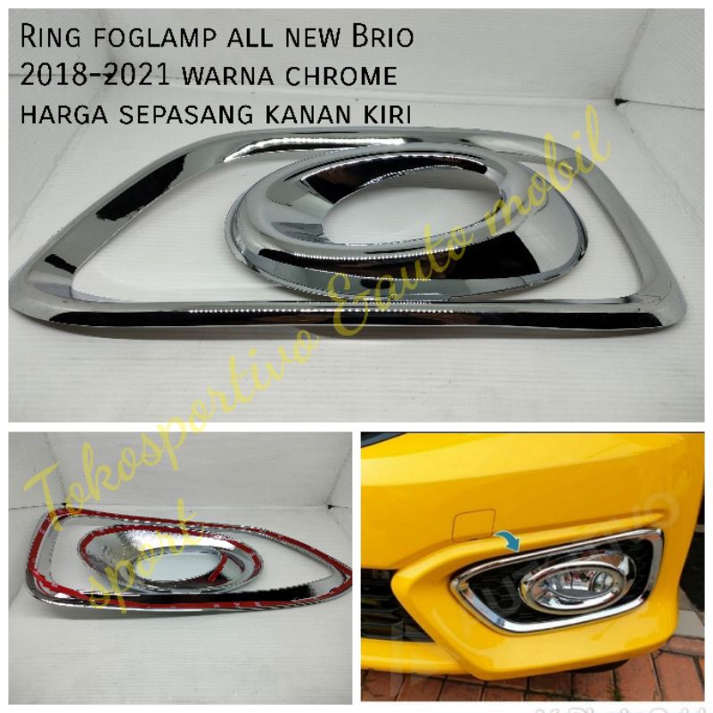 Jual Ring Foglamp Tutup Garnish Tutup Foglamp Kabut Honda All New Brio