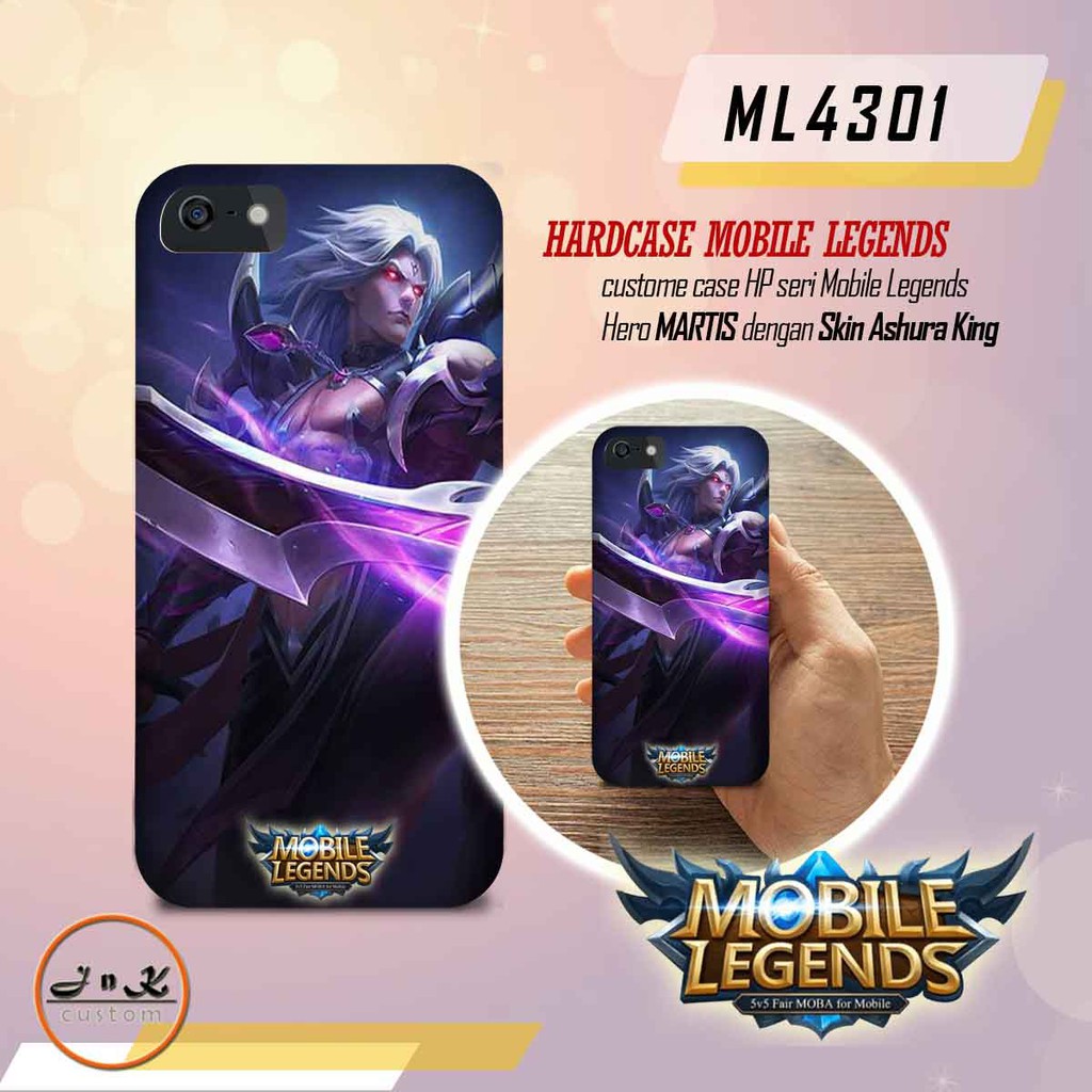 Jual CUSTOM CASE MOBILE LEGENDS HERO MARTIS SKIN ASHURA KING