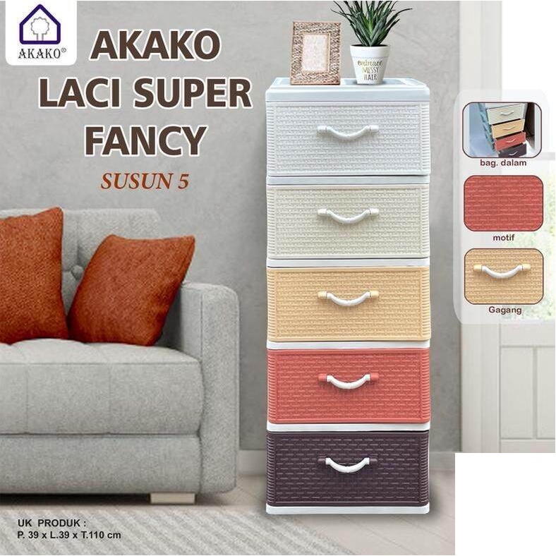 Jual AKAKO LEMARI PLASTIK LEMARI PAKAIAN SERBAGUNA LACI SUPER FANCY