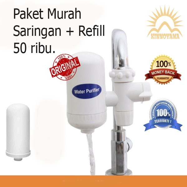 Jual PAKET REFILL ISI ULANG DAN FILTER SARINGAN KERAN AIR WATER