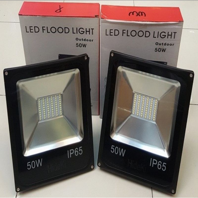 Jual Lampu LED Sorot 5730 50W 220V Flood Light Outdoor HIDEKI Shopee