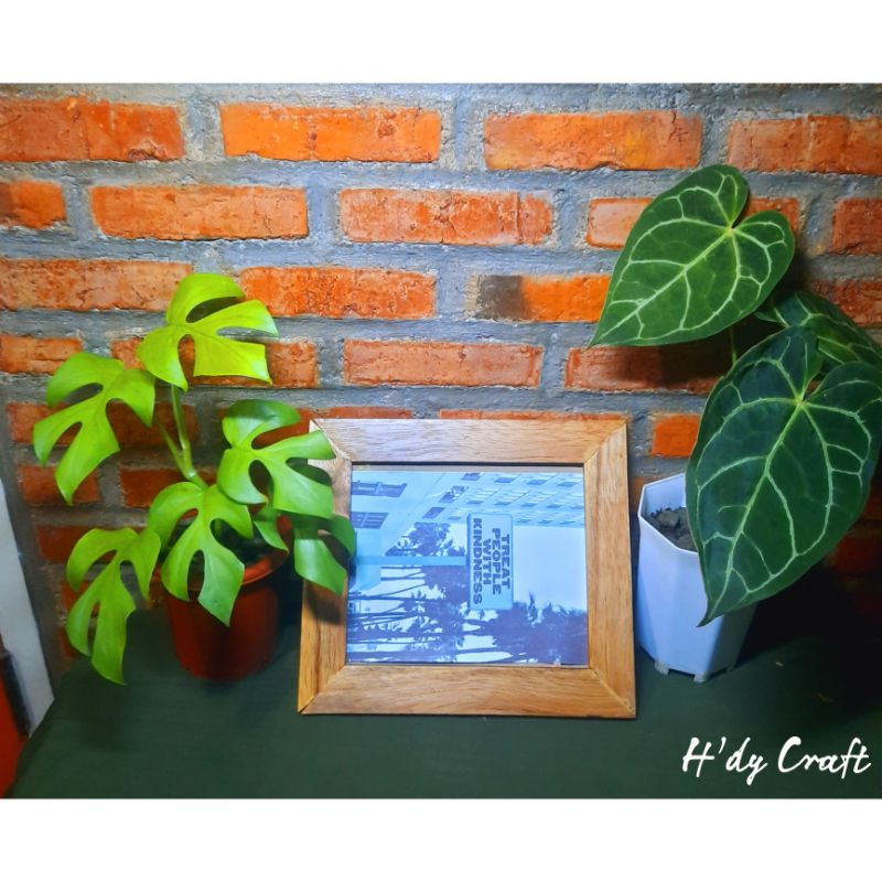 Jual Frame Photo Kayu R X Cm Bingkai Foto Natural Varnish