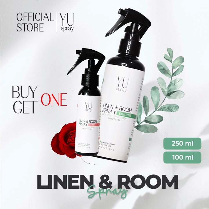 Jual YU SPRAY Promo Beli 1 Free 1 Linen And Room Spray Disinfektan