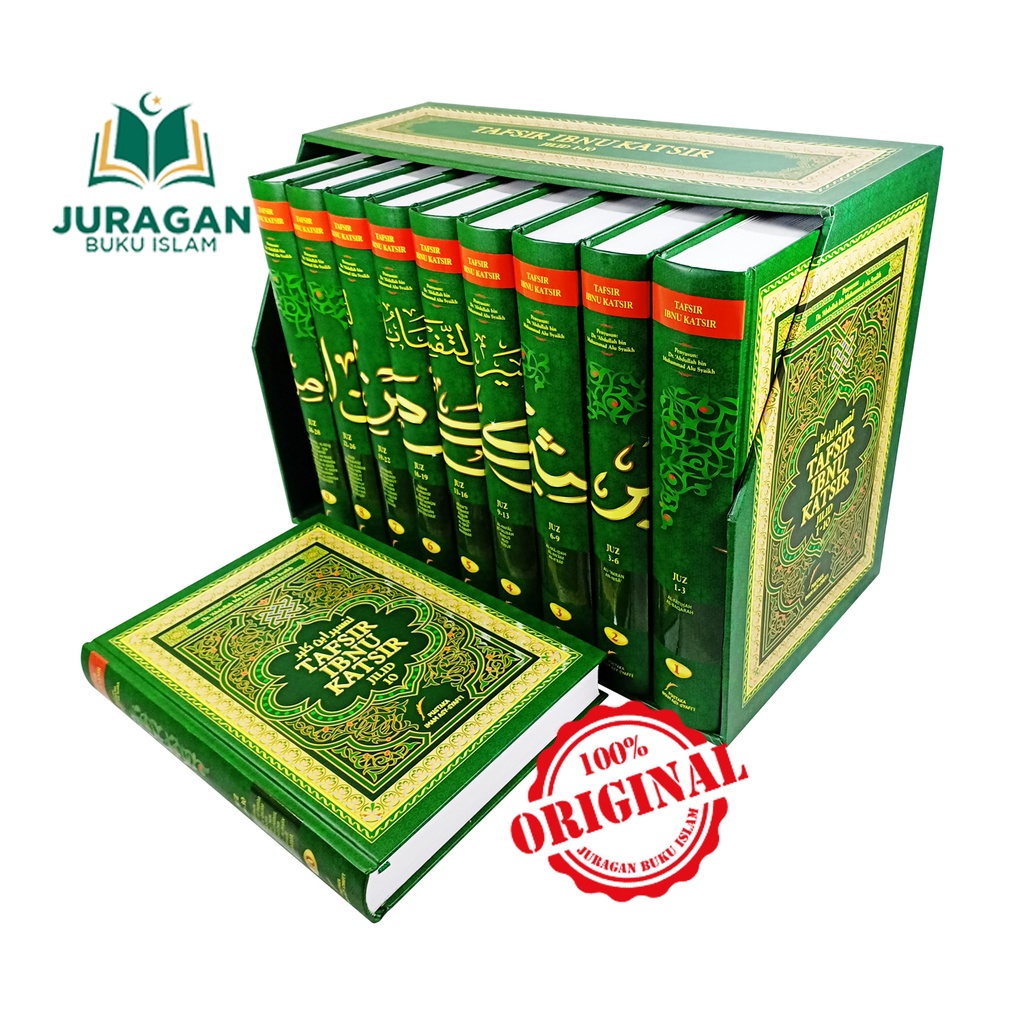 Jual SET LENGKAP Tafsir Ibnu Katsir 10 Jilid Plus BOX Eksklusif PIS