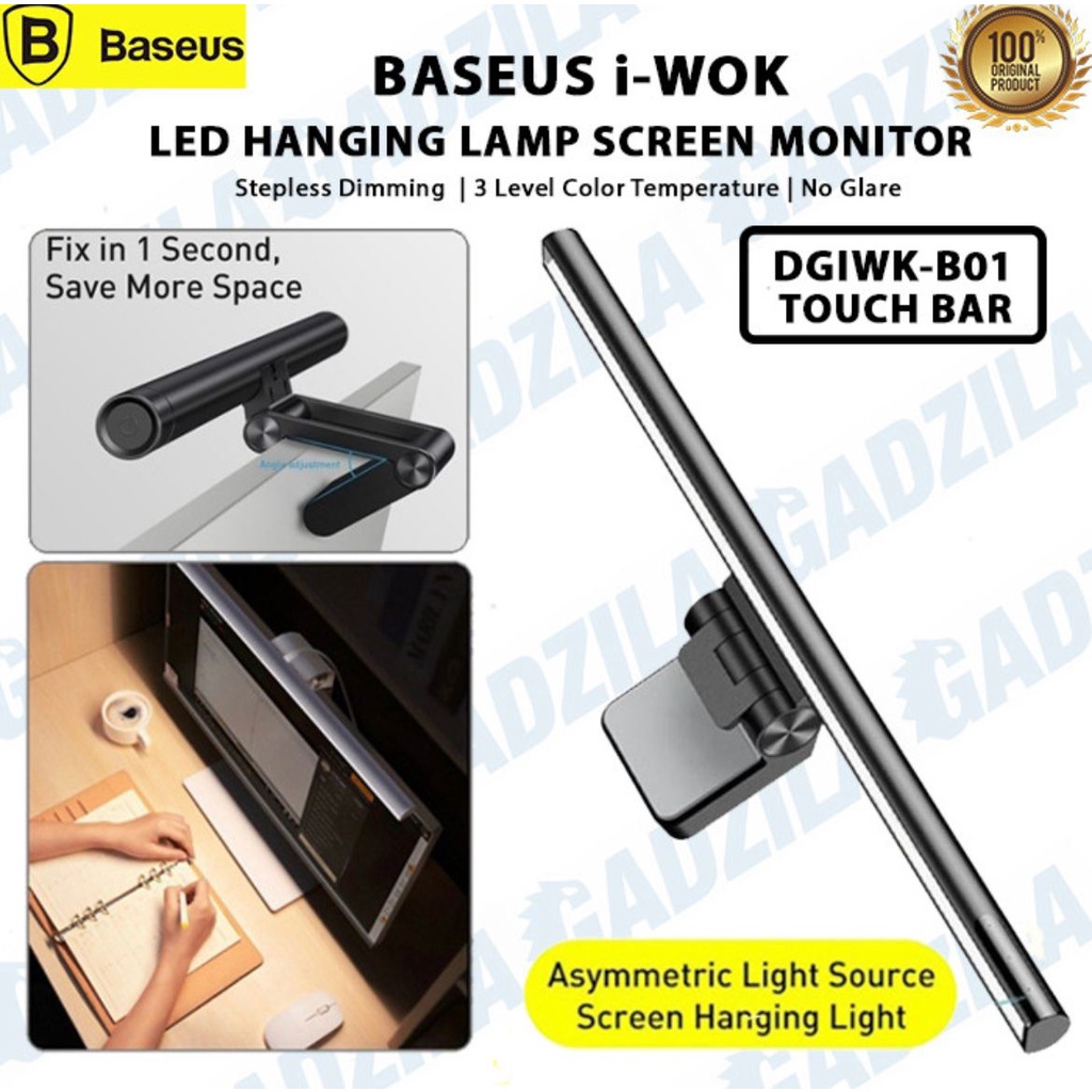 Jual Baseus I Wok Lampu Layar Led Monitor Komputer Screen Hanging Lamp