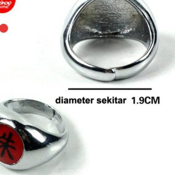 Jual Promo Cincin Itachi Uchiha Akatsuki Anime Naruto Shopee Indonesia