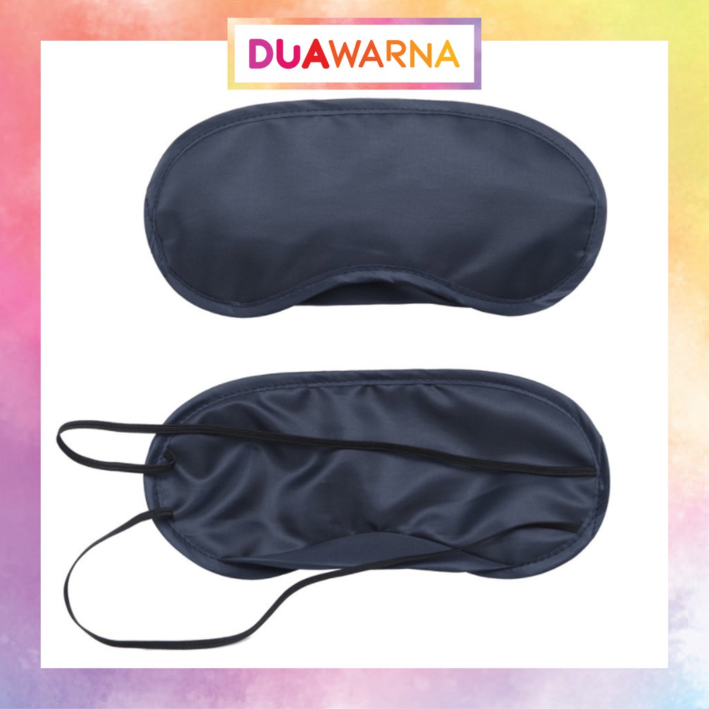 Jual DuaWarna Penutup Mata Polos Masker Tidur Penutup Mata Eye Cover