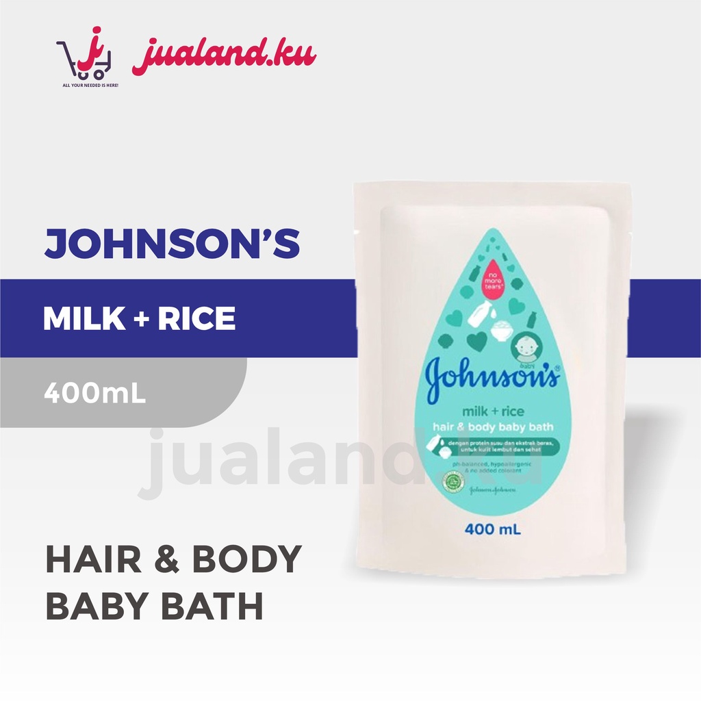 Jual Johnson S Baby Bath Milk Rice Top To Toe Bedtime Sabun Mandi