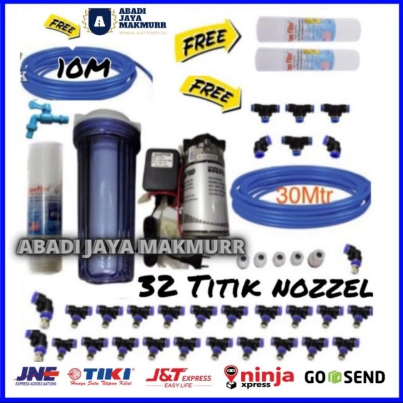 Jual Mesin Kabut Walet Lengkap Set Titik Nozzle Sprayer Misting