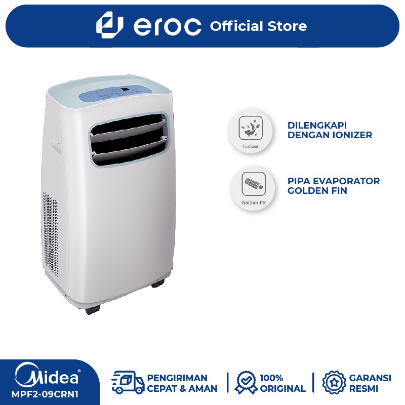 Jual AC Midea AC Portable 1 PK MPF2 09CRN1 Green Shopee Indonesia