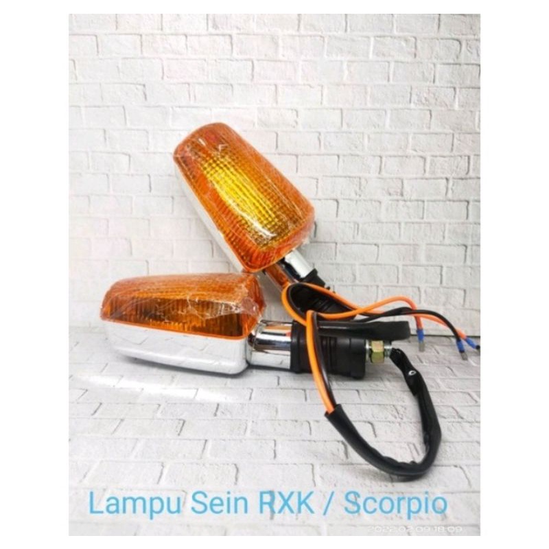 Jual Lampu Sen Sein Standart Rx King New Scorpio Set Pc Shopee