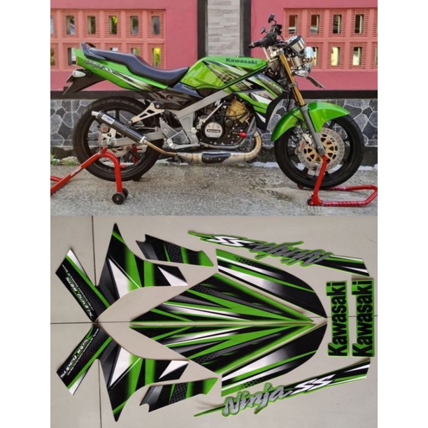 Jual Stiker Striping Lis Body Kawasaki Ninja Ss Hijau Shopee