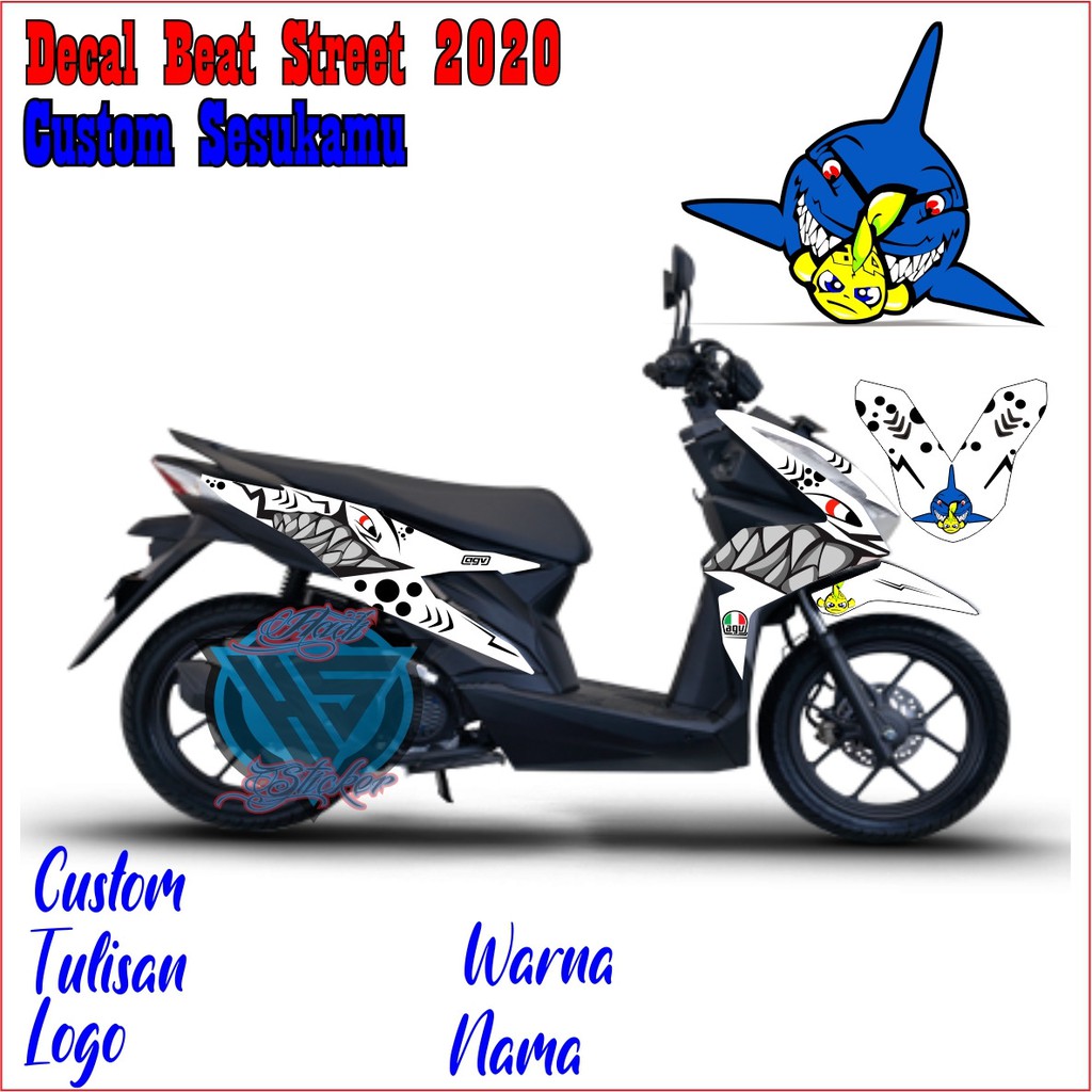 Jual Sticker Decal Full Body Beat Street Murah Baby Shark Shopee